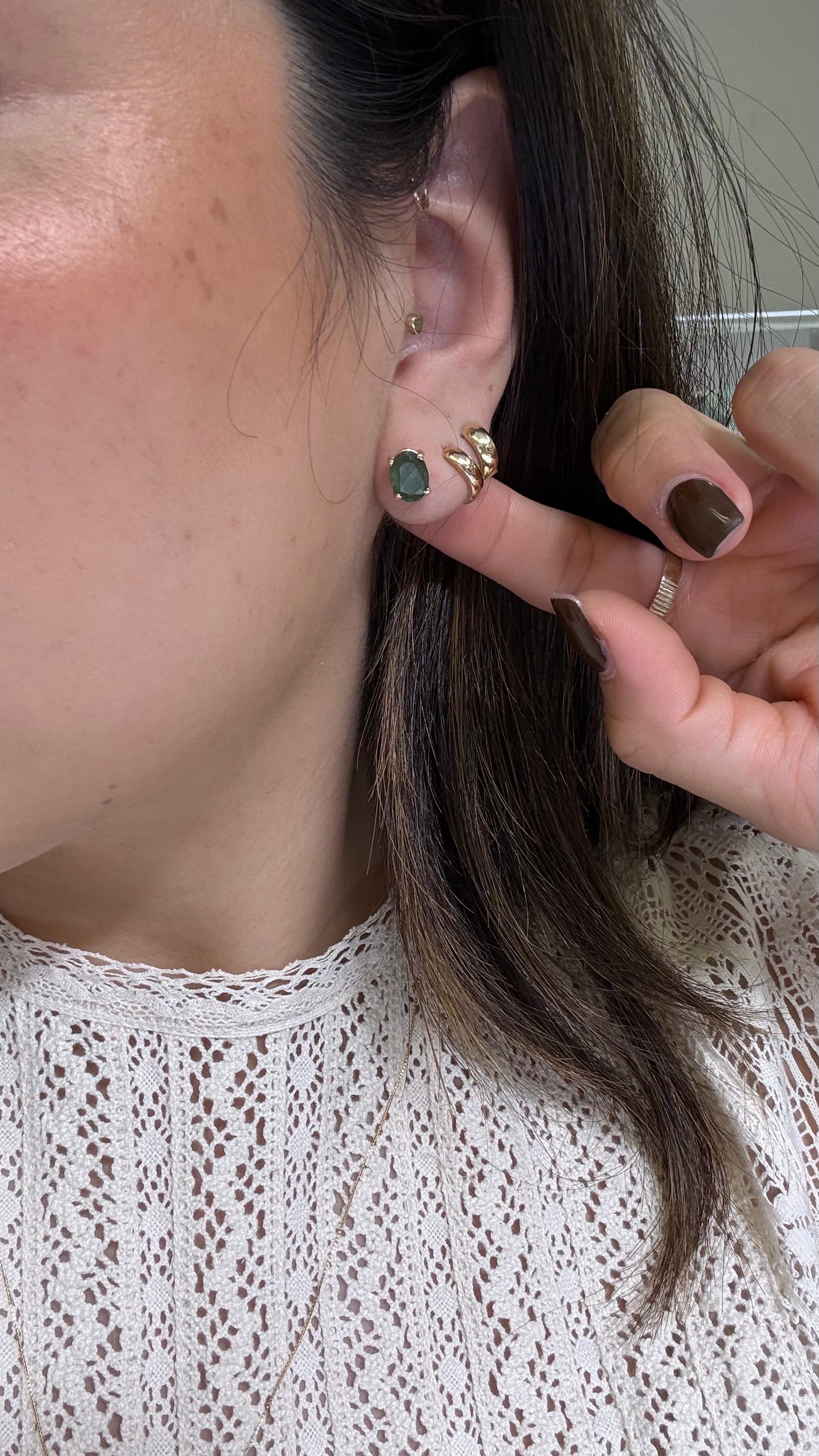Aretes Esmeraldas