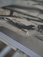 Aretes 3 diamantes