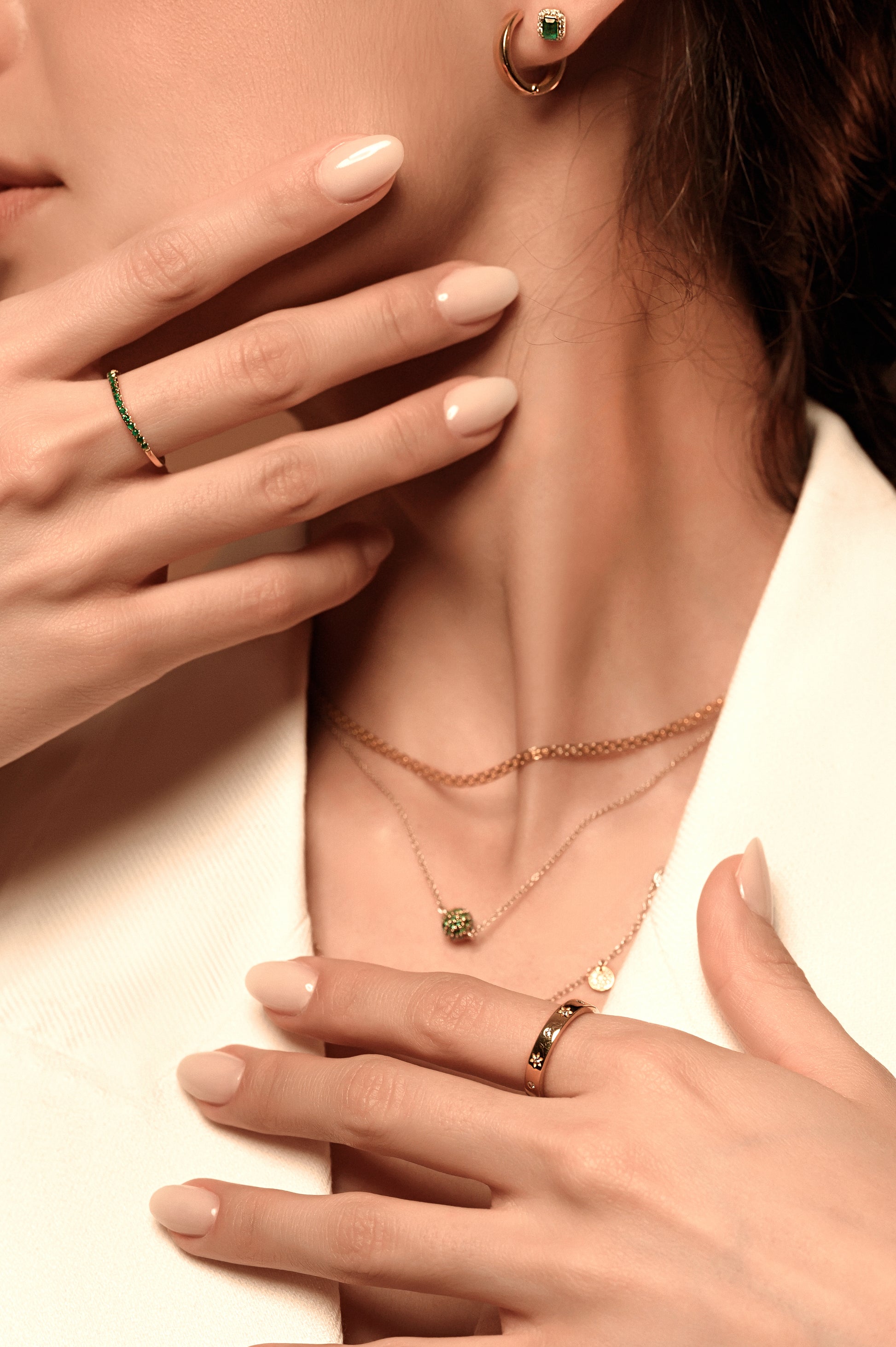 Collar esmeralda