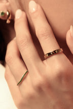 Anillo bisel 14k
