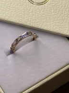 Anillo media churumbela lila