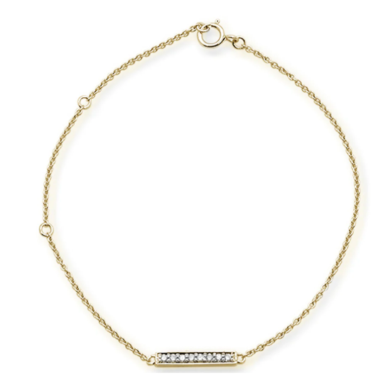 Diamonds Line Bracelet