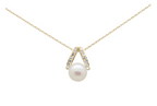 Collar Perla y Diamante
