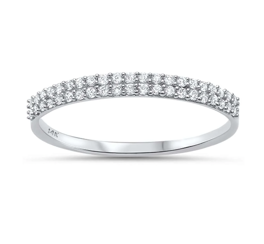 Anillo doble fila