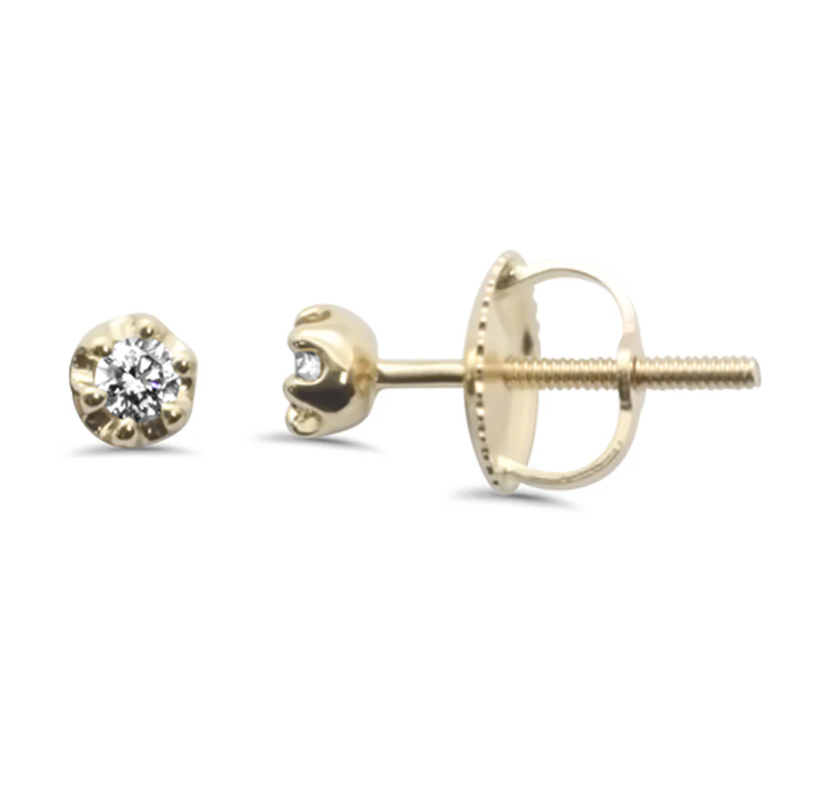 Mini Studs de diamantes