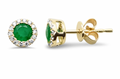 Mía Emeralds Studs
