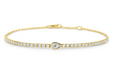 Pulsera tipo tennis diamante Pera