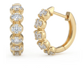 Huggies diamante oval