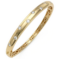 Pulsera Rígida de Diamantes