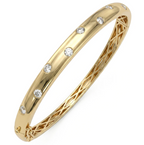 Pulsera Rígida de Diamantes