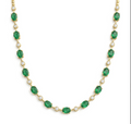 Collar de Diamantes y Esmeraldas