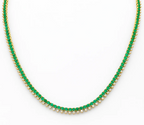 Collar Tennis con Gotas diamantes