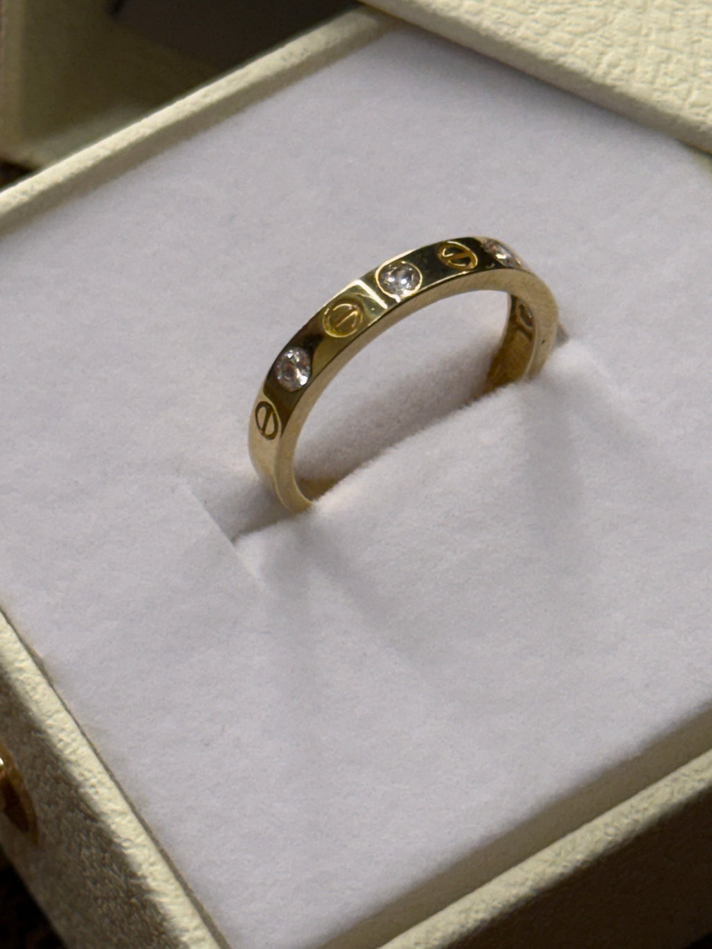 Anillo estilo cartier
