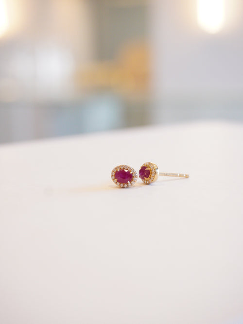 Camila Rubies Studs