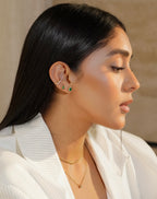 Lía Emerald Studs