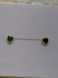 Broquelitos Corazón verde