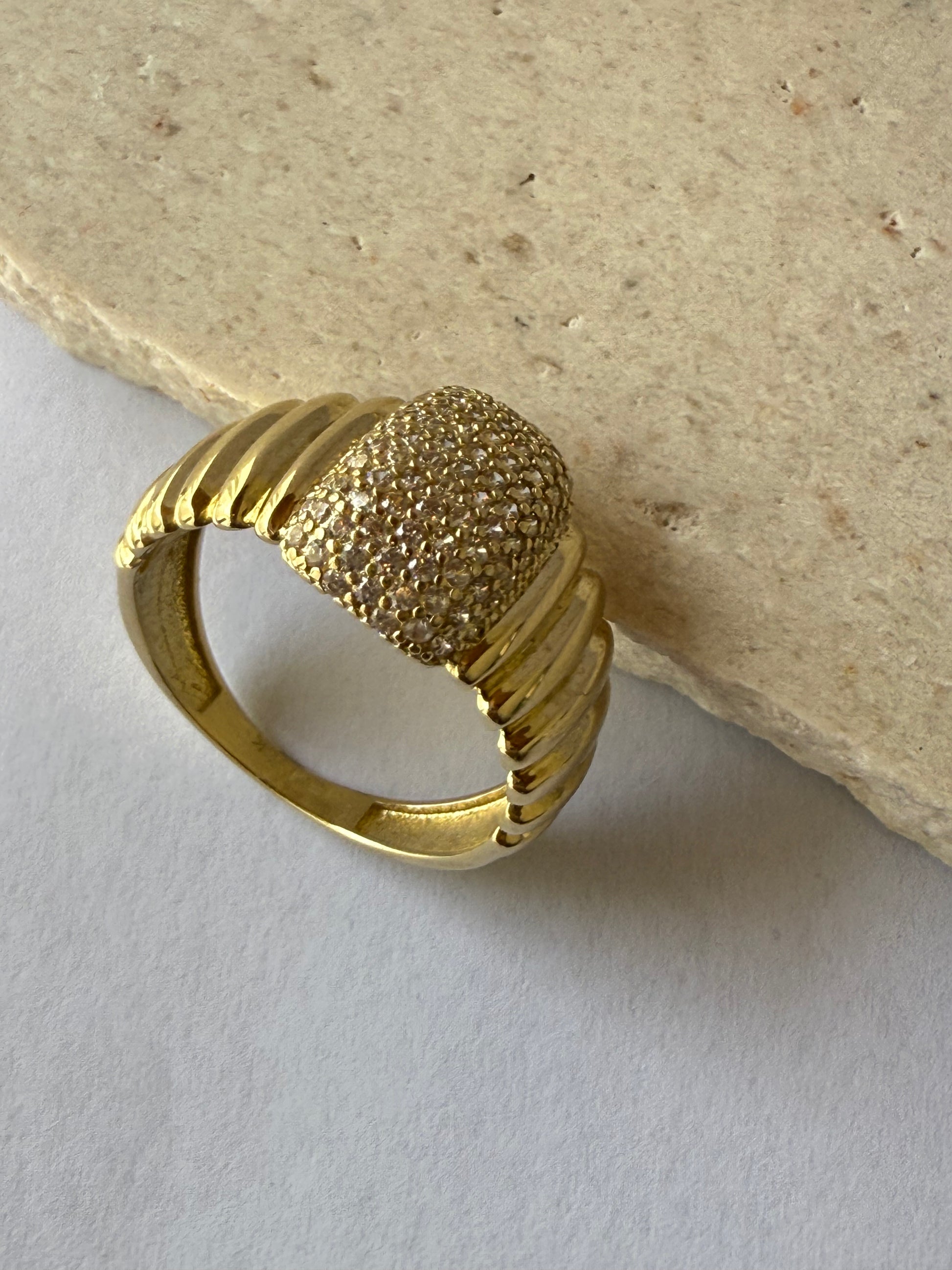 Anillo chunky 10k 1005
