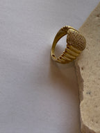 Anillo chunky 10k 1005