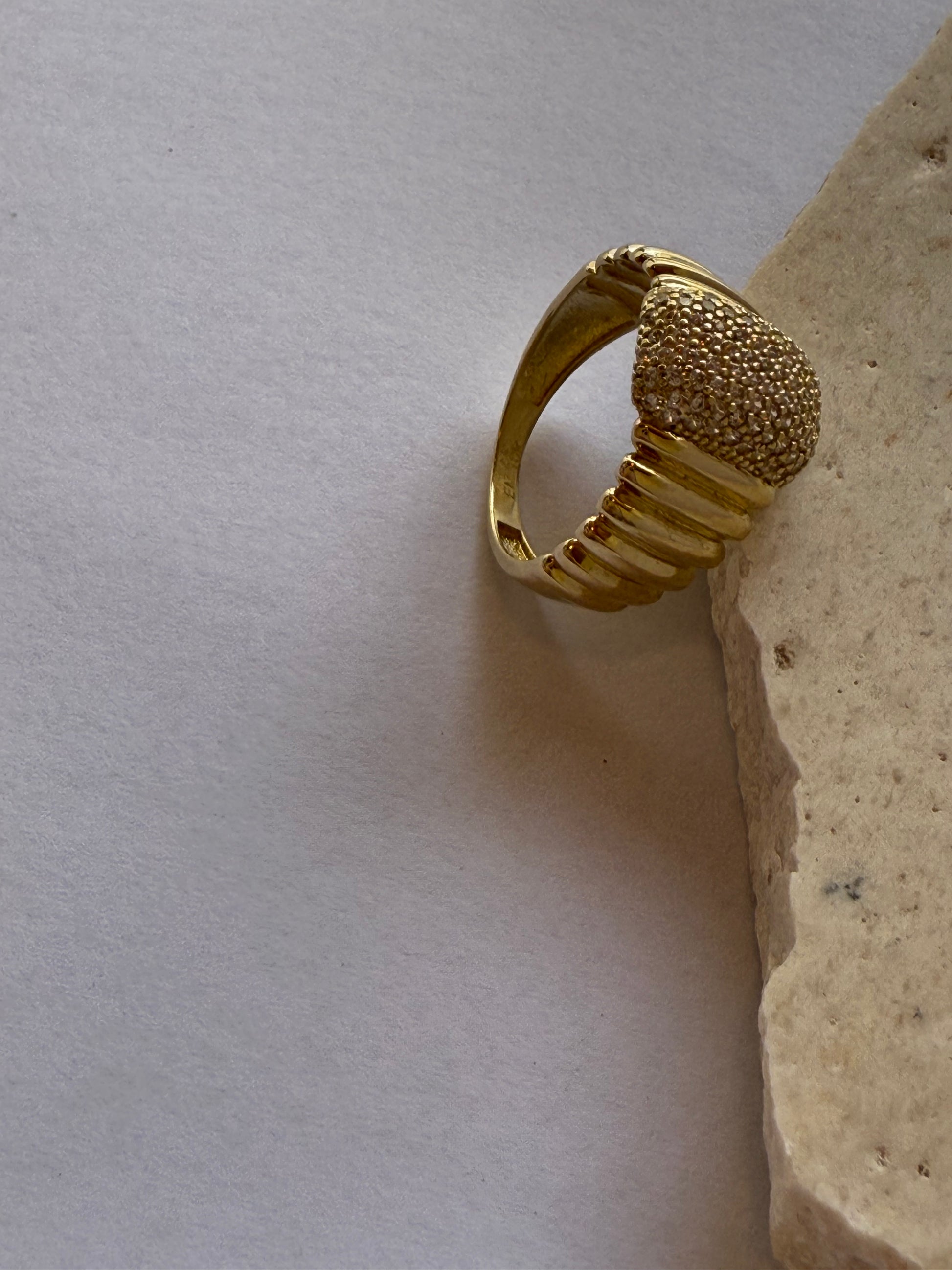 Anillo chunky 10k 1005