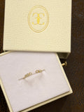 Anillo abierto 3 biseles