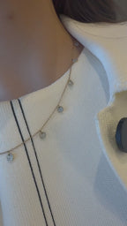 Collar con diamantes