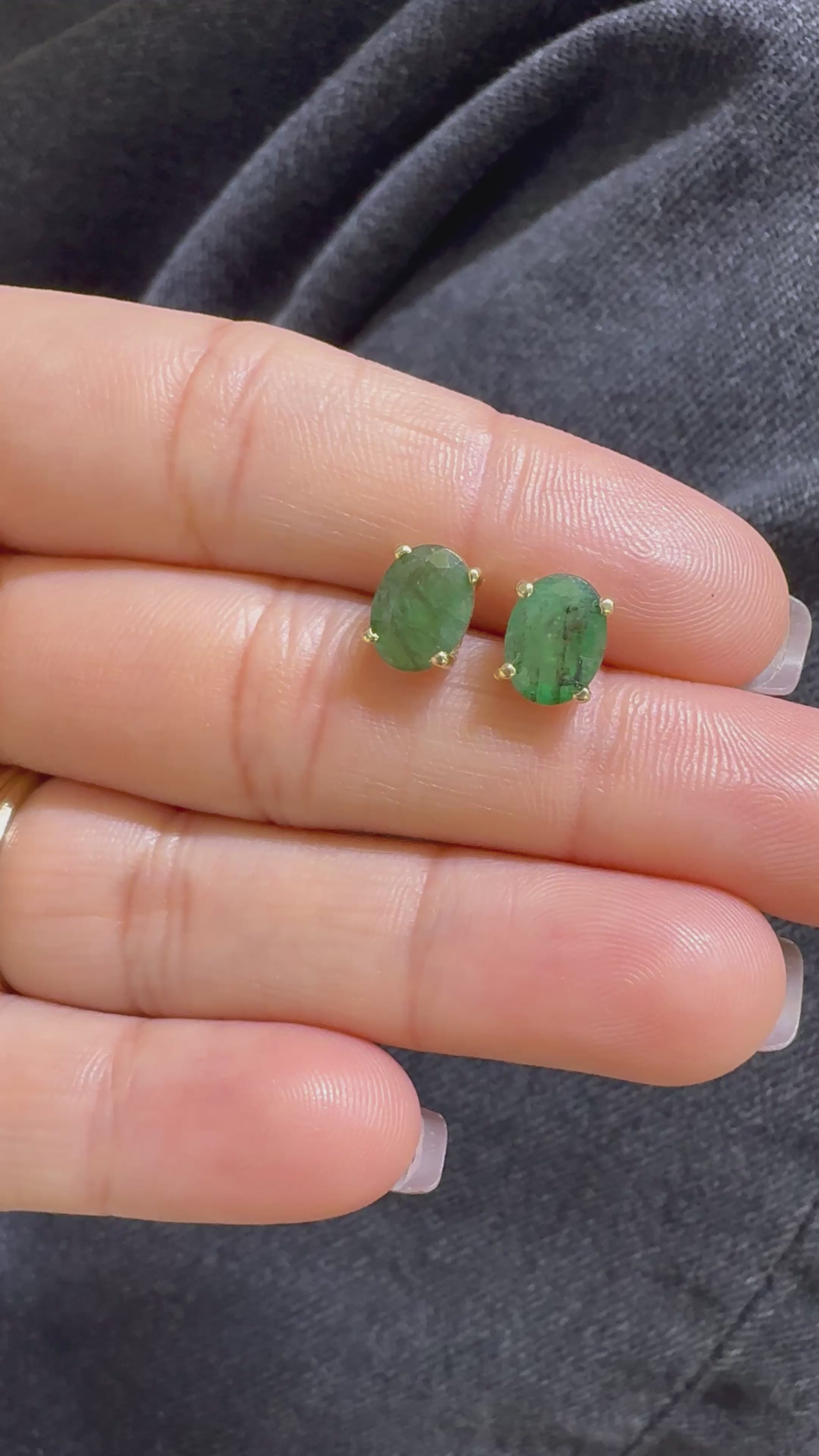Aretes Esmeraldas