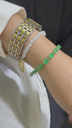 Pulsera Tennis de Esmeraldas Corte Oval
